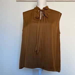 W Worthington top brown Size PL